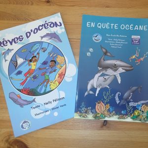 BDs Rêves d'océan et En quête océane disponible à l'unité ou en pack (français ou anglais)