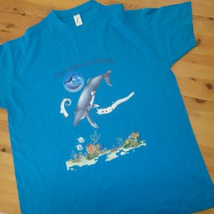 Tee shirt adulte bleu